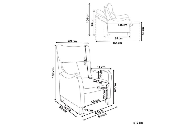 Reclinerfåtölj Royston - Möbler - Fåtölj & stolar - Fåtölj - Biofåtölj & reclinerfåtölj