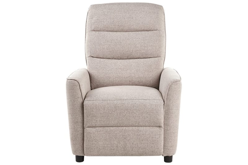Reclinerfåtölj Sande Beige/svart - Beige/svart - Möbler - Fåtölj & stolar - Fåtölj - Liggfåtölj