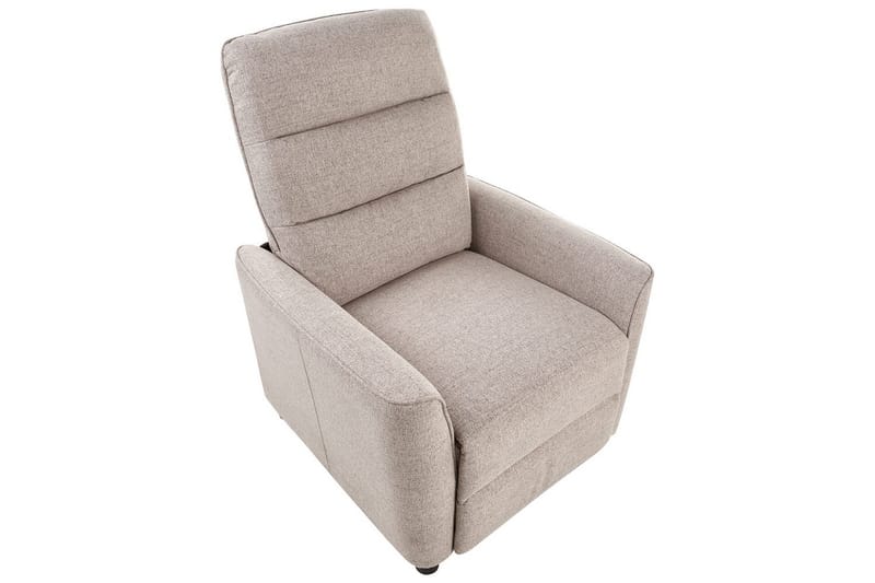Reclinerfåtölj Sande Beige/svart - Beige/svart - Möbler - Fåtölj & stolar - Fåtölj - Liggfåtölj