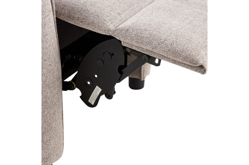 Reclinerfåtölj Sande Beige/svart - Beige/svart - Möbler - Fåtölj & stolar - Fåtölj - Liggfåtölj