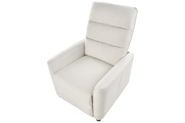 Reclinerfåtölj Sande Vit/Svart - Vit/Svart - Möbler - Fåtölj & stolar - Fåtölj - Biofåtölj & reclinerfåtölj