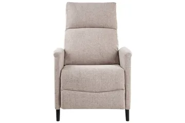 Reclinerfåtölj Selvik Beige/svart - Beige/svart - Möbler - Fåtölj & stolar - Fåtölj - Biofåtölj & reclinerfåtölj
