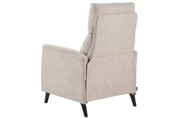 Reclinerfåtölj Selvik Beige/svart - Beige/svart - Möbler - Fåtölj & stolar - Fåtölj - Biofåtölj & reclinerfåtölj