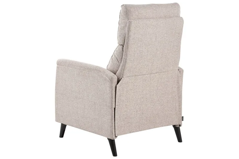Reclinerfåtölj Selvik Beige/svart - Beige/svart - Möbler - Fåtölj & stolar - Fåtölj - Biofåtölj & reclinerfåtölj