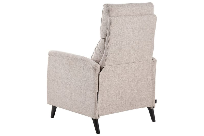 Reclinerfåtölj Selvik Beige/svart - Beige/svart - Möbler - Fåtölj & stolar - Fåtölj - Liggfåtölj