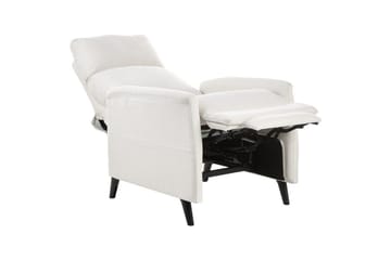 Reclinerfåtölj Selvik Vit/Svart - Vit/Svart - Möbler - Fåtölj & stolar - Fåtölj - Biofåtölj & reclinerfåtölj