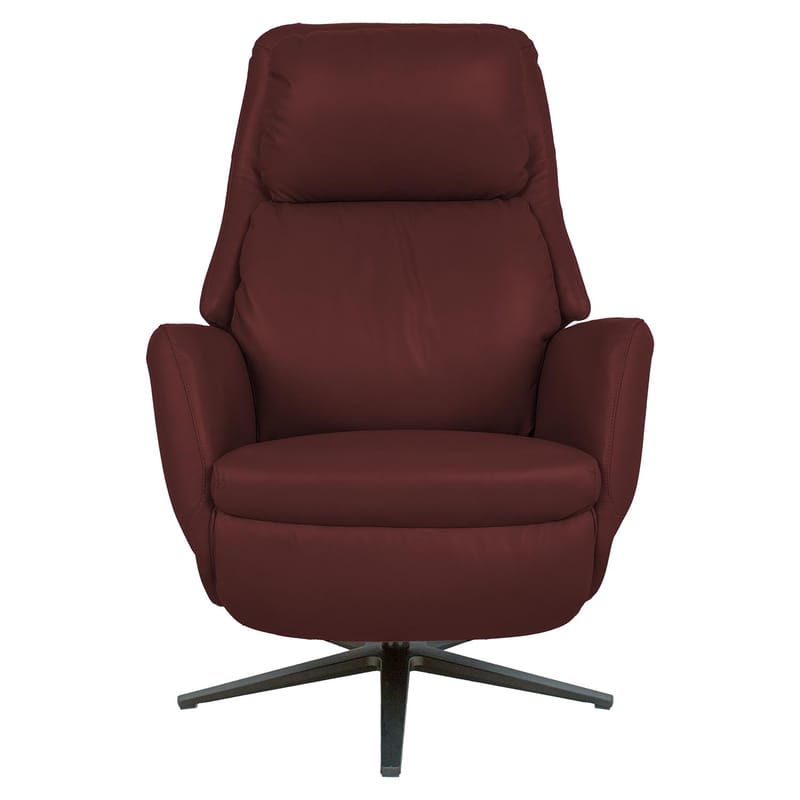 Reclinerfåtölj Wikros med elektrisk mekanism - mörkröd - Möbler - Fåtölj & stolar - Fåtölj - Biofåtölj & reclinerfåtölj