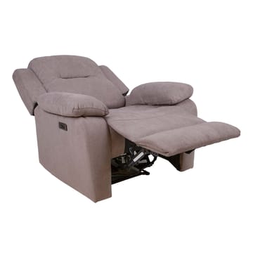 Reclinerfåtölj Ylmark med elektrisk mekanism - taupe - Möbler - Fåtölj & stolar - Fåtölj - Biofåtölj & reclinerfåtölj
