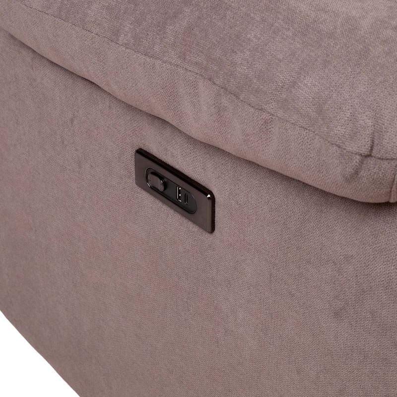Reclinerfåtölj Ylmark med elektrisk mekanism - taupe - Möbler - Fåtölj & stolar - Fåtölj - Biofåtölj & reclinerfåtölj