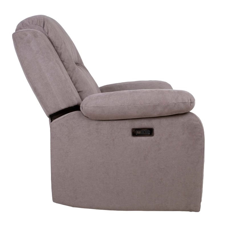 Reclinerfåtölj Ylmark med elektrisk mekanism - taupe - Möbler - Fåtölj & stolar - Fåtölj - Biofåtölj & reclinerfåtölj