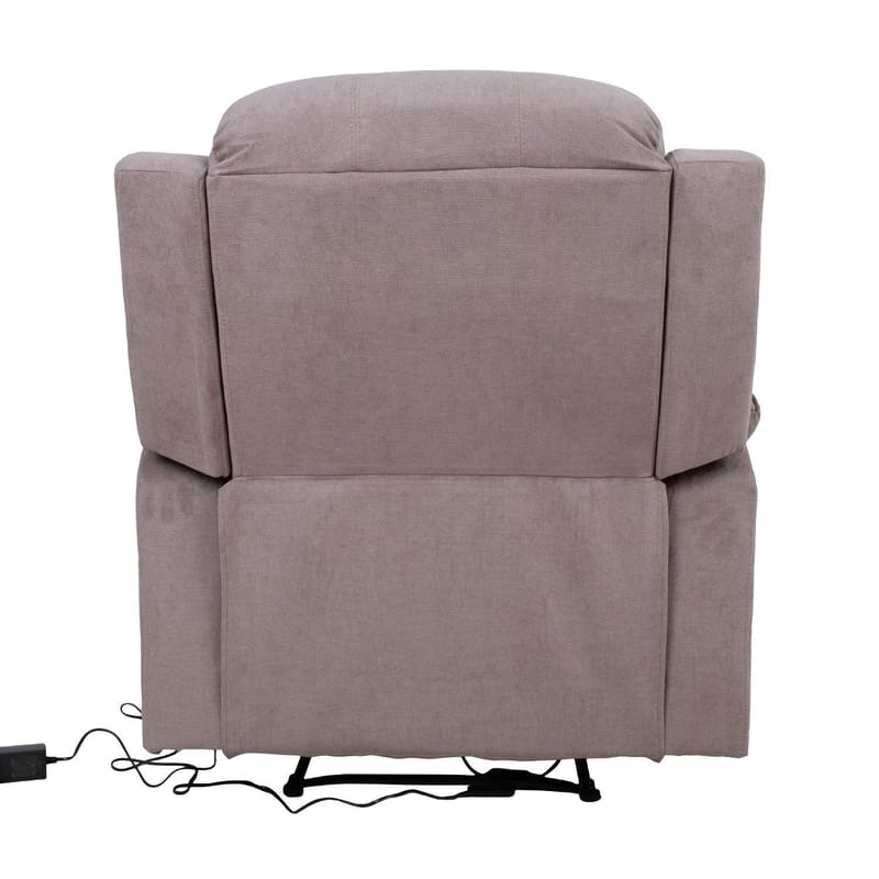 Reclinerfåtölj Ylmark med elektrisk mekanism - taupe - Möbler - Fåtölj & stolar - Fåtölj - Biofåtölj & reclinerfåtölj