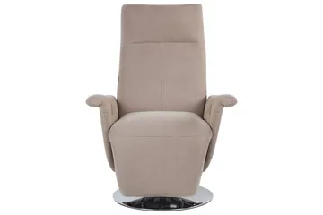 Reclinerfåtölj Prime Taupe/Silver - Taupe/Silver - Möbler - Fåtölj & stolar - Fåtölj - Biofåtölj & reclinerfåtölj
