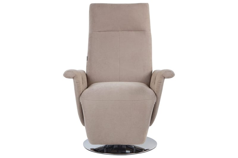 Reclinerfåtölj Prime Taupe/Silver - Taupe/Silver - Möbler - Fåtölj & stolar - Fåtölj - Biofåtölj & reclinerfåtölj