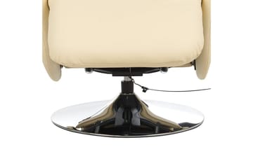 Reclinerfåtölj Prime Beige/Silver - Beige/Silver - Möbler - Fåtölj & stolar - Fåtölj - Biofåtölj & reclinerfåtölj