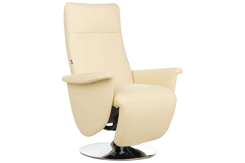 Reclinerfåtölj Prime Beige/Silver - Beige/Silver - Möbler - Fåtölj & stolar - Fåtölj - Liggfåtölj