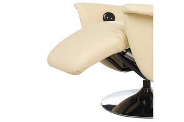 Reclinerfåtölj Prime Beige/Silver - Beige/Silver - Möbler - Fåtölj & stolar - Fåtölj - Liggfåtölj