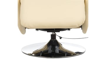Reclinerfåtölj Prime Beige/Silver - Beige/Silver - Möbler - Fåtölj & stolar - Fåtölj - Liggfåtölj