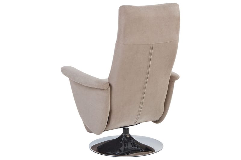 Reclinerfåtölj Prime Taupe/Silver - Taupe/Silver - Möbler - Fåtölj & stolar - Fåtölj - Liggfåtölj