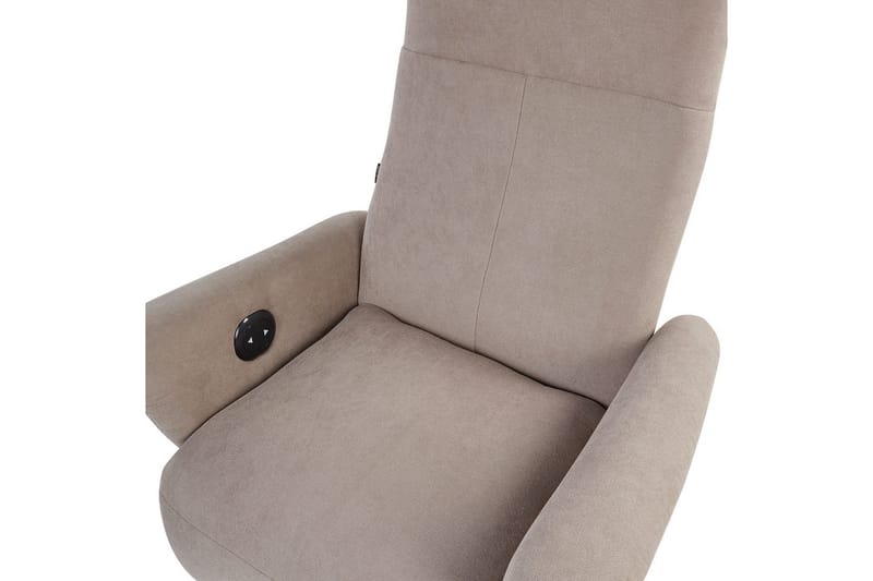 Reclinerfåtölj Prime Taupe/Silver - Taupe/Silver - Möbler - Fåtölj & stolar - Fåtölj - Liggfåtölj