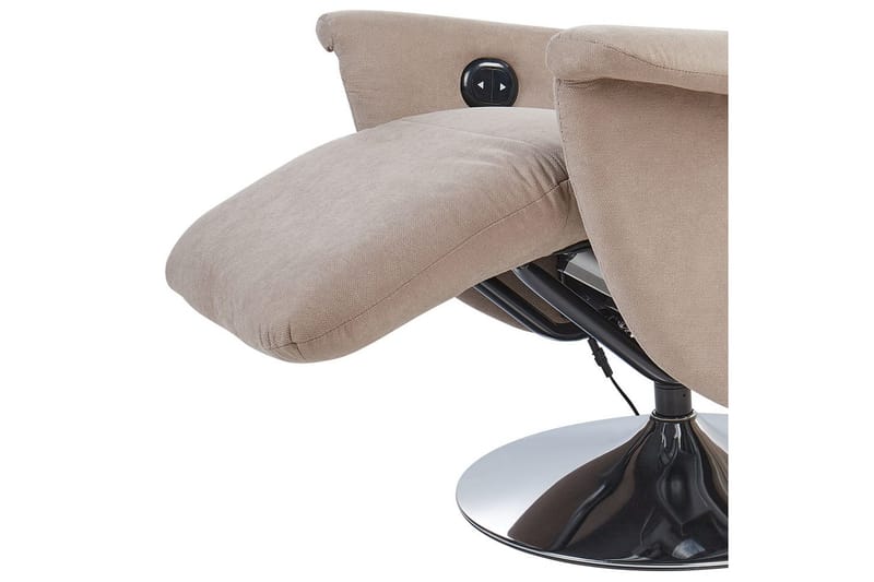 Reclinerfåtölj Prime Taupe/Silver - Taupe/Silver - Möbler - Fåtölj & stolar - Fåtölj - Liggfåtölj