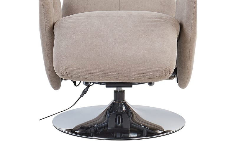 Reclinerfåtölj Prime Taupe/Silver - Taupe/Silver - Möbler - Fåtölj & stolar - Fåtölj - Liggfåtölj