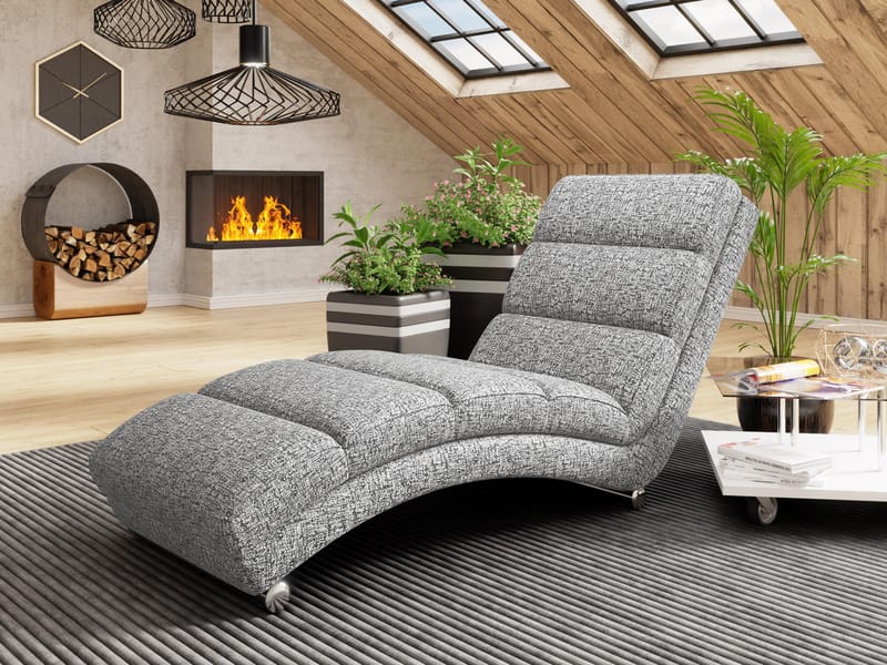 Regalado Liggfåtölj - grå - Möbler - Fåtölj & stolar - Fåtölj - Liggfåtölj