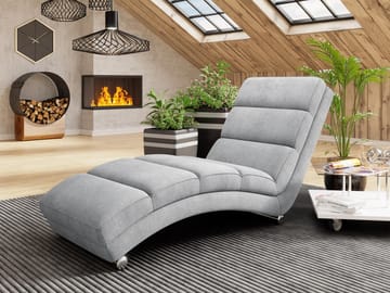 Regalado Liggfåtölj - grå - Möbler - Fåtölj & stolar - Fåtölj - Liggfåtölj