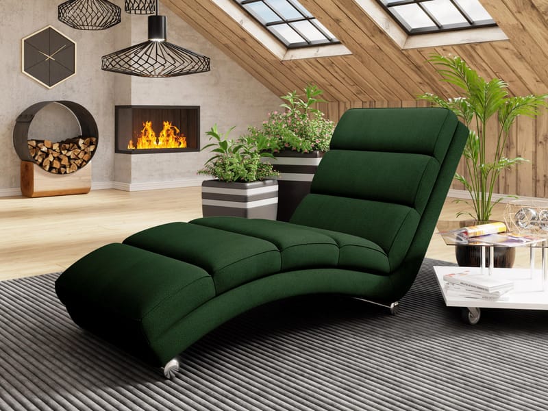 Regalado Liggfåtölj - grön - Möbler - Fåtölj & stolar - Fåtölj - Liggfåtölj