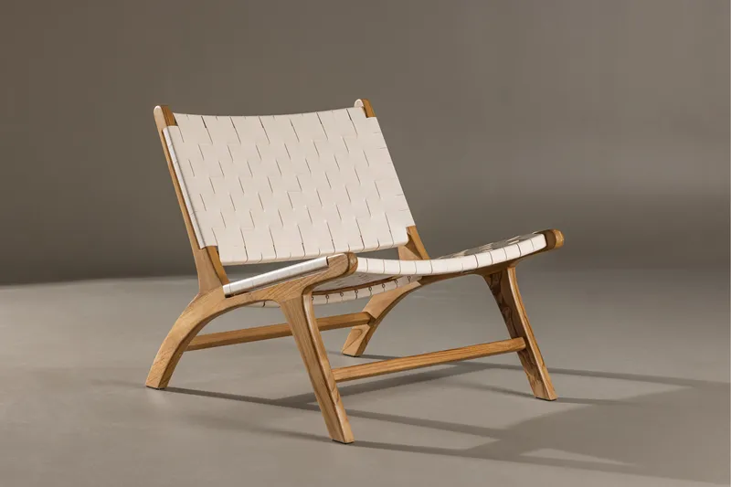 Rike Fåtölj Teak - Natural - Möbler - Fåtölj & stolar - Fåtölj - Fåtölj utan armstöd