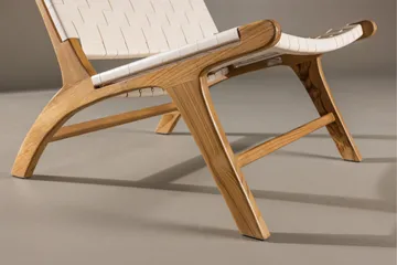 Rike Fåtölj Teak - Natural - Möbler - Fåtölj & stolar - Fåtölj - Fåtölj utan armstöd