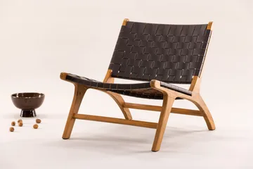 Rike Loungefåtölj - Brun/Beige - Möbler - Fåtölj & stolar - Fåtölj