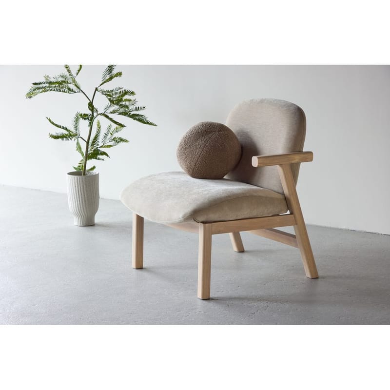 Rile Fåtölj i Tyg - Beige - Möbler - Fåtölj & stolar - Fåtölj