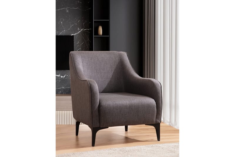 Rossland Fåtölj - Mörkgrå - Möbler - Fåtölj & stolar - Fåtölj