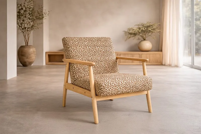 Fåtölj Runbert, Brun