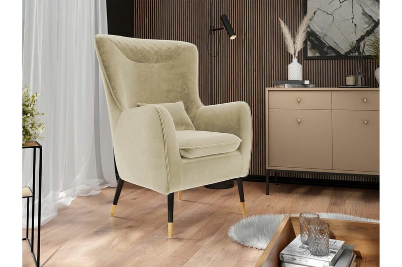Rushmore Fåtölj Beige/Black - Möbler - Fåtölj & stolar - Fåtölj