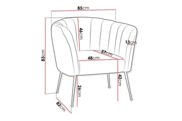 Rushmore Fåtölj Beige/Wood - Möbler - Fåtölj & stolar - Fåtölj