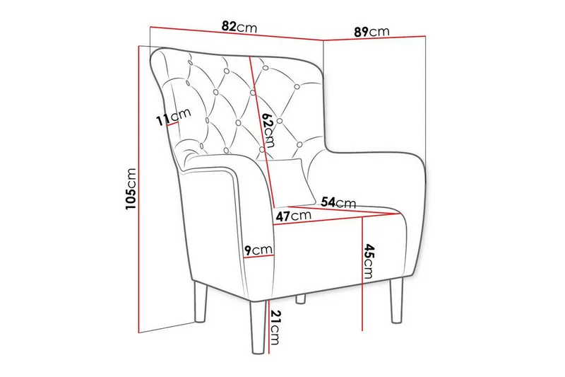 Rushmore Fåtölj Black - Möbler - Fåtölj & stolar - Fåtölj