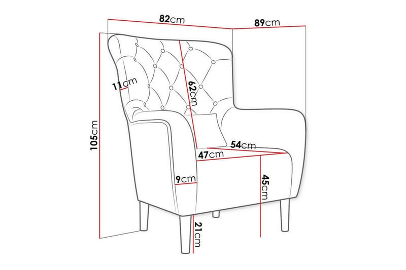 Rushmore Fåtölj Black - Möbler - Fåtölj & stolar - Fåtölj