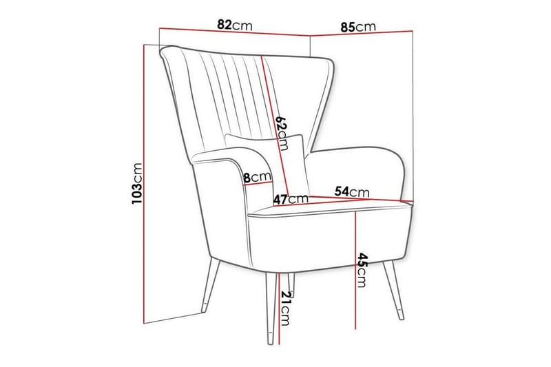 Rushmore Fåtölj Black/Green - Möbler - Fåtölj & stolar - Fåtölj