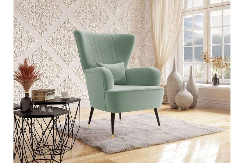 Rushmore Fåtölj Black/Green - Möbler - Fåtölj & stolar - Fåtölj