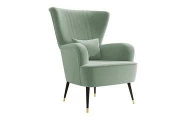 Rushmore Fåtölj Black/Green - Möbler - Fåtölj & stolar - Fåtölj