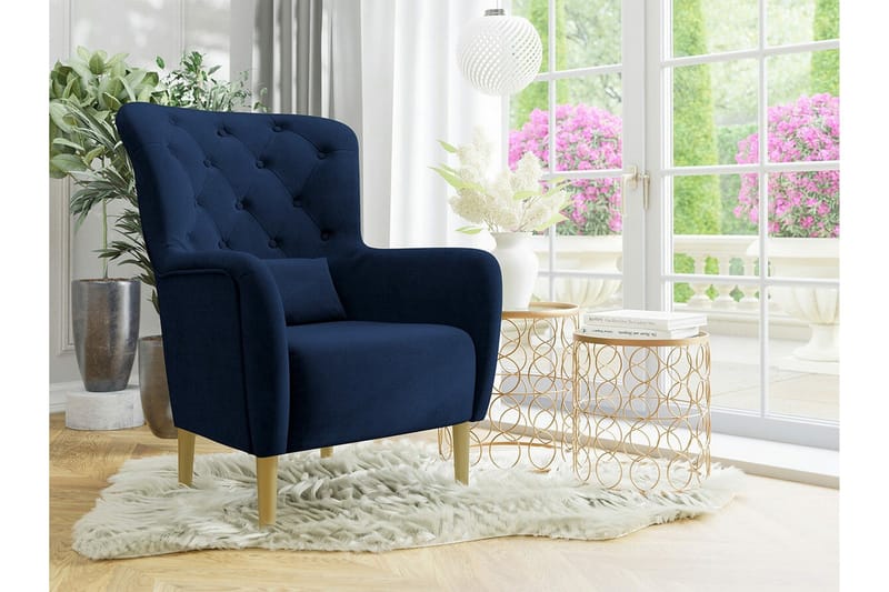 Rushmore Fåtölj Dark Blue/Blue - Möbler - Fåtölj & stolar - Fåtölj