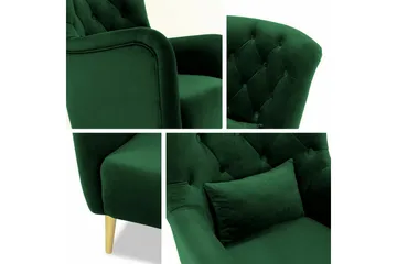 Rushmore Fåtölj Dark green - Möbler - Fåtölj & stolar - Fåtölj