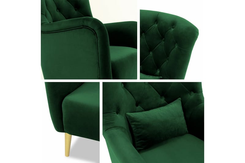 Rushmore Fåtölj Dark green - Möbler - Fåtölj & stolar - Fåtölj