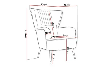 Rushmore Fåtölj Dark green - Möbler - Fåtölj & stolar - Fåtölj