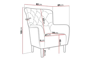 Rushmore Fåtölj Dark grey - Möbler - Fåtölj & stolar - Fåtölj