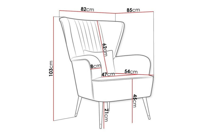 Rushmore Fåtölj Dark grey - Möbler - Fåtölj & stolar - Fåtölj