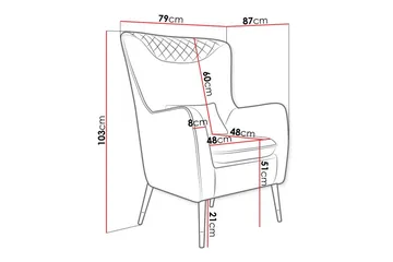 Rushmore Fåtölj Green - Möbler - Fåtölj & stolar - Fåtölj