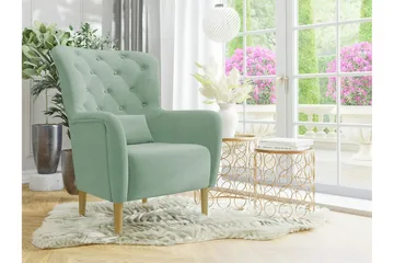 Rushmore Fåtölj Light green/Green/Mint - Möbler - Fåtölj & stolar - Fåtölj