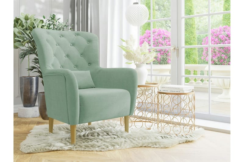 Rushmore Fåtölj Light green/Green/Mint - Möbler - Fåtölj & stolar - Fåtölj